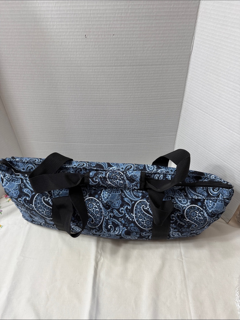 American Mahjong Set Sealed Tiles Blue Paisley Travel Carry Bag and Accessories - Picture 12 of 12